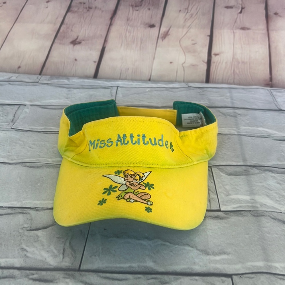 Walt Disney World Kids tinker bell MISS ATTITUDE visor HAT
